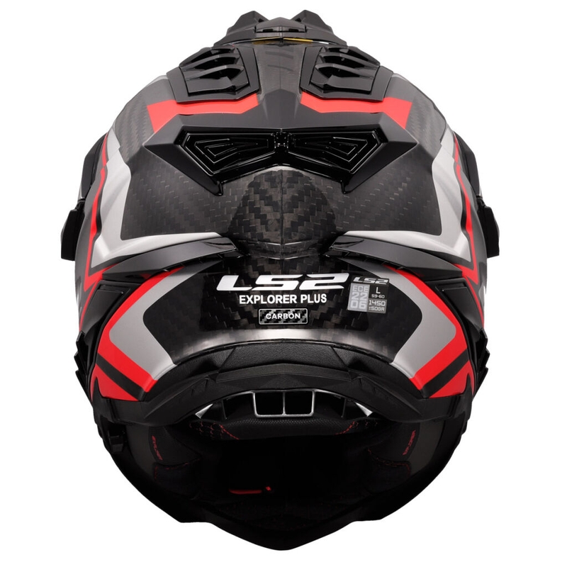 Ендуро мотоциклетна каска LS2 MX701 Explorer C Frontier II червена