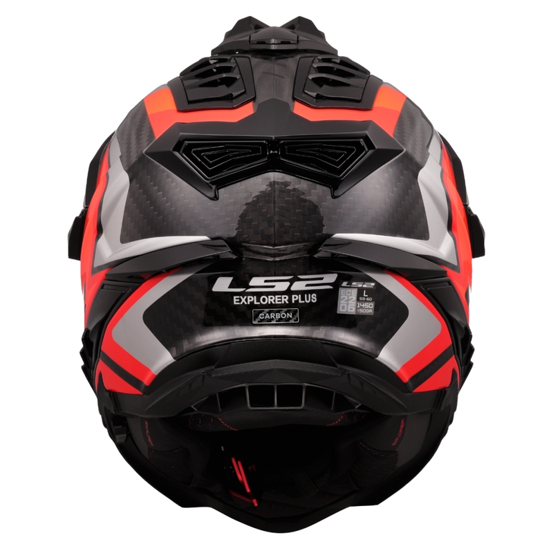 Ендуро мотоциклетна каска LS2 MX701 Explorer C Frontier II оранжева