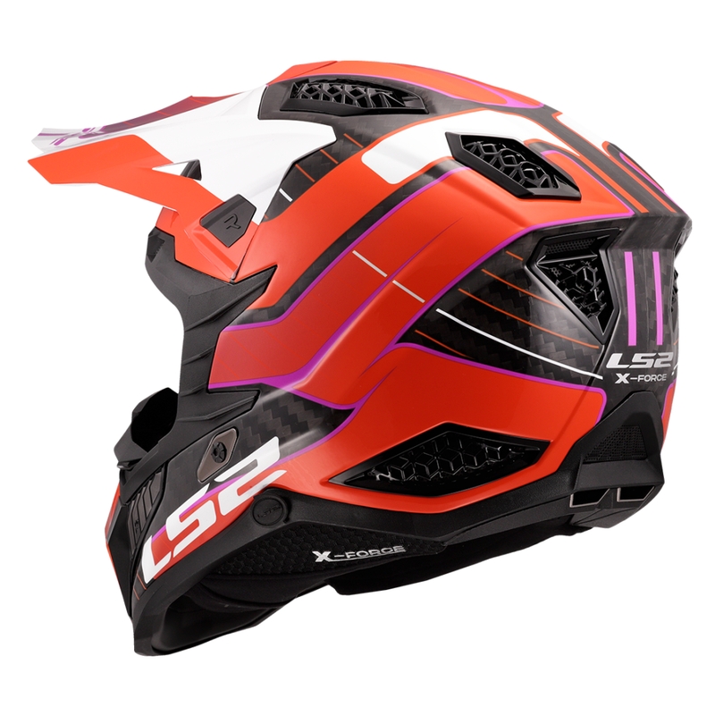 Мотокрос каска LS2 MX703 X-Force Galuo orange