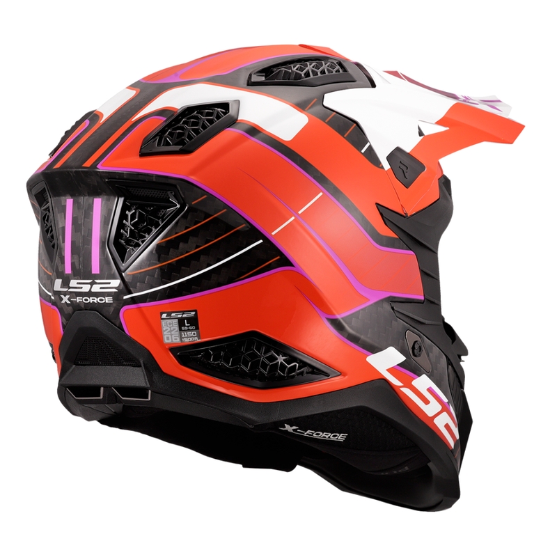 Мотокрос каска LS2 MX703 X-Force Galuo orange