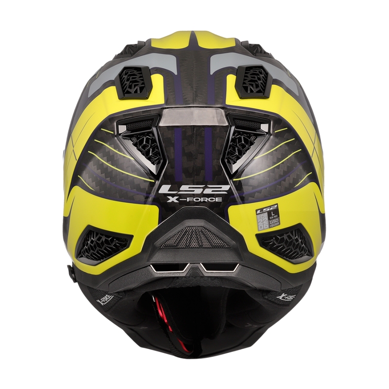 Мотокрос каска LS2 MX703 X-Force Galuo сиво-флуорово жълто