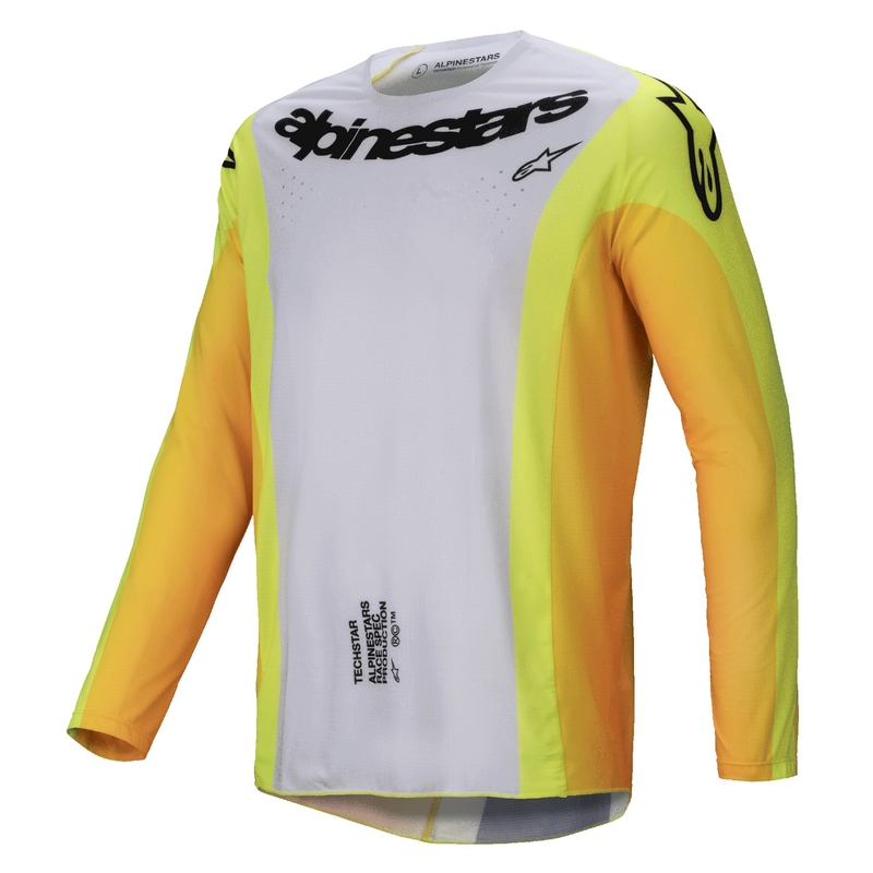 Дреха за мотокрос Alpinestars Techstar Melt жълто и черно