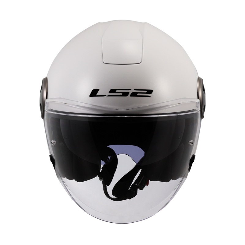 Отворена мотоциклетна каска LS2 OF620 Classy Solid White