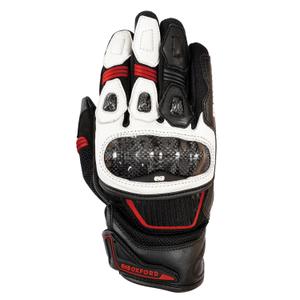 Ръкавици за мотоциклет Oxford RP-4S 3.0 white-black-red