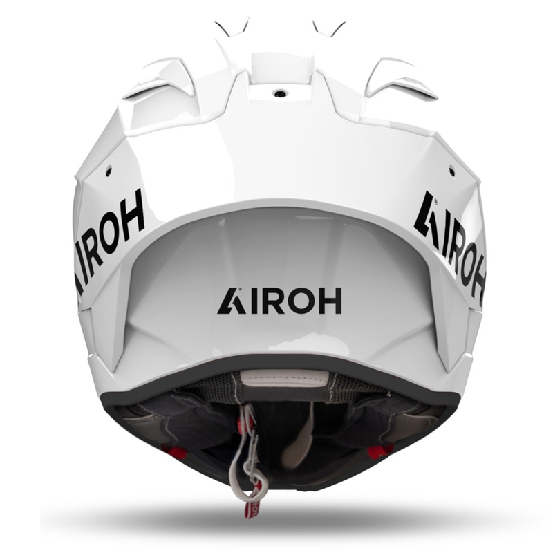 Интегрална мотоциклетна каска Airoh GP800 FIM Carbon бяла