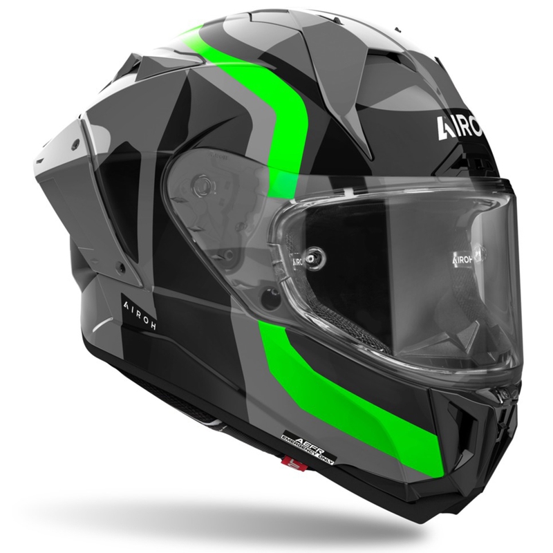 Airoh GP800 Competition флуо зелена интегрална мотоциклетна каска