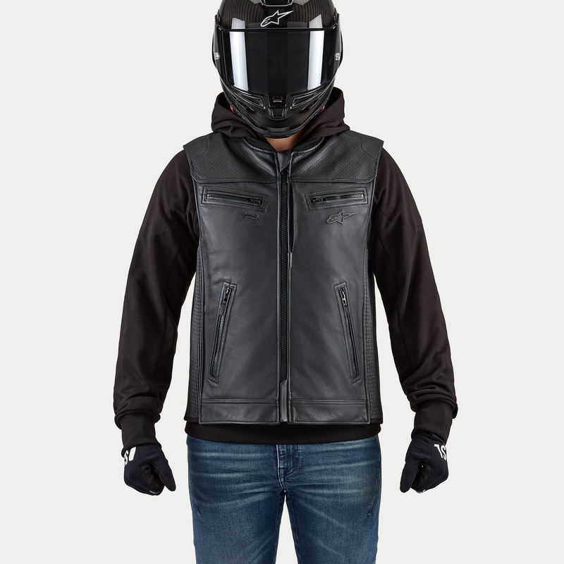 Жилетка с въздушна възглавница Alpinestars TECH-AIR®3 V2 LEATHER system black