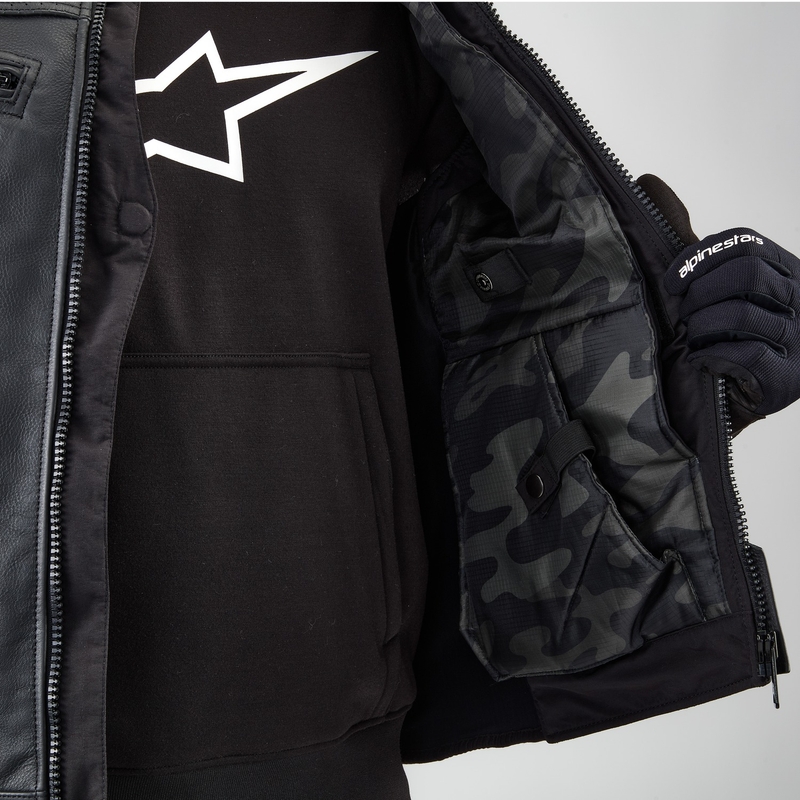 Жилетка с въздушна възглавница Alpinestars TECH-AIR®3 V2 LEATHER system black