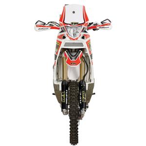 Chrániče páček POLISPORT EVOLUTION INTEGRAL s montážní sadou (22 mm) červená CR 04