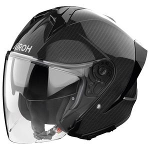 Отворена мотоциклетна каска Airoh H21 Carbon black