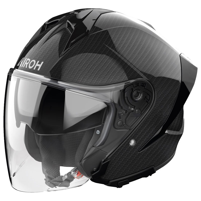 Отворена мотоциклетна каска Airoh H21 Carbon black