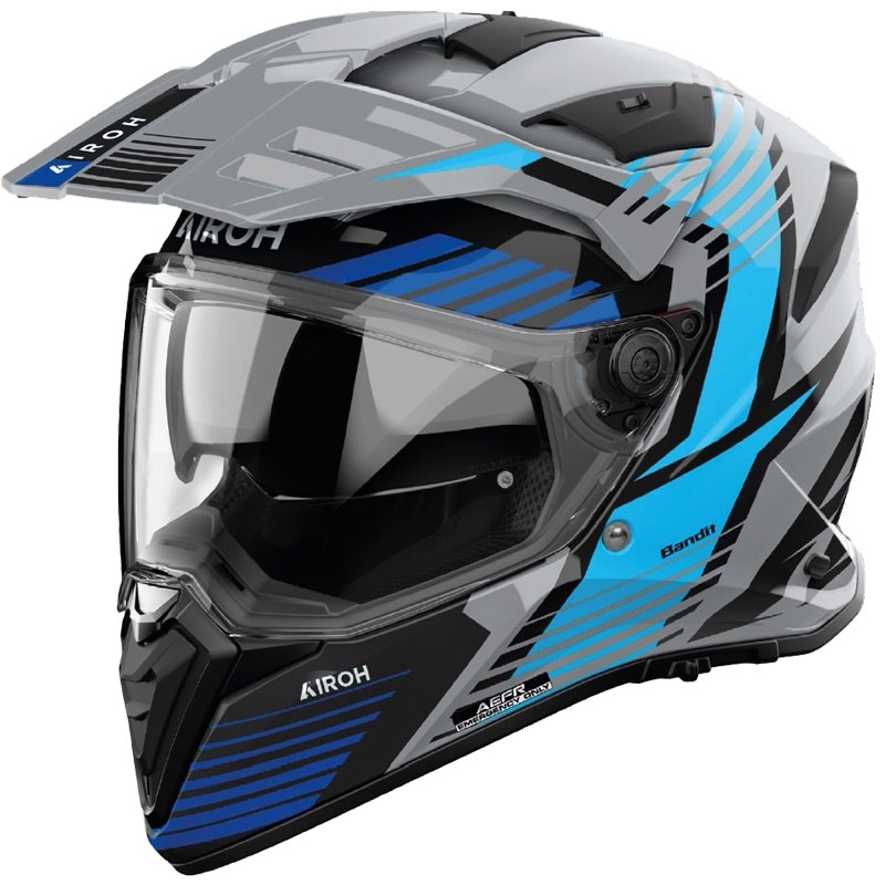 Ендуро мотоциклетна каска Airoh Bandit Spicy blue