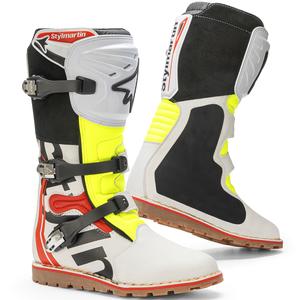 Мотоциклетни ботуши Stylmartin Impact Pro.2 white-black-fluo yellow