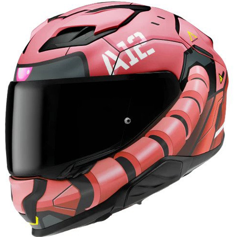 Интегрална мотоциклетна каска HJC F71 Zaku Bandai Namco MC1SF червена