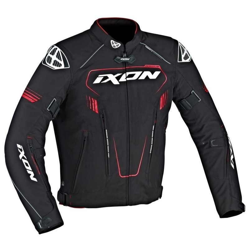 Bunda na motorku IXON Zephyr HP černo-červená