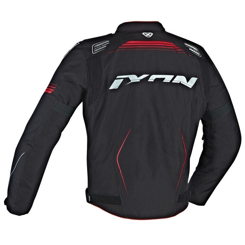 Bunda na motorku IXON Zephyr HP černo-červená