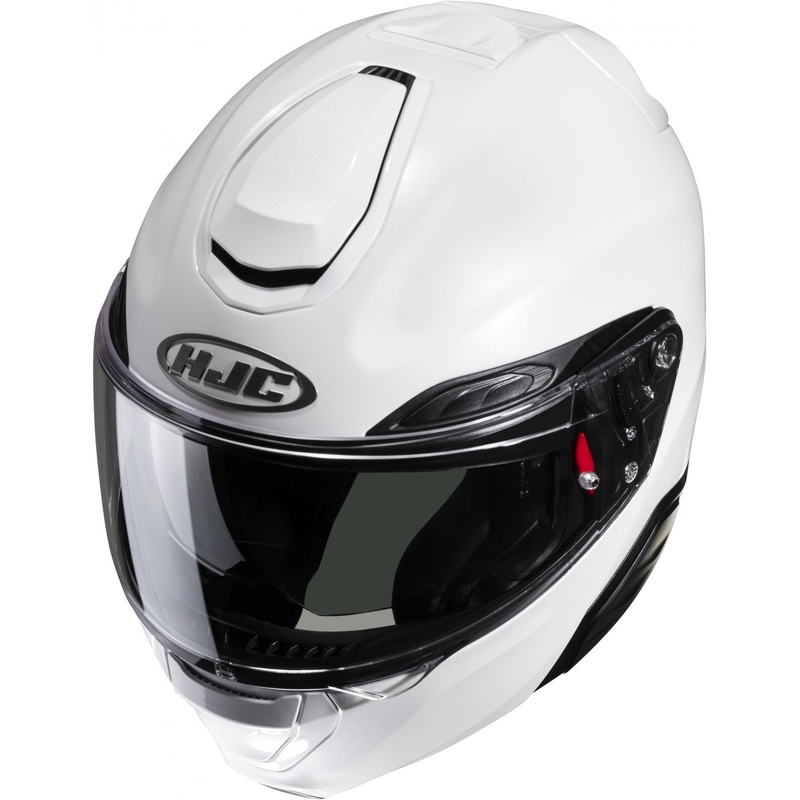 HJC RPHA 91 Solid, сгъваема каска за мотоциклет, перлено бяла