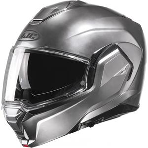 HJC i100 Solid Silver Сгъваема мотоциклетна каска
