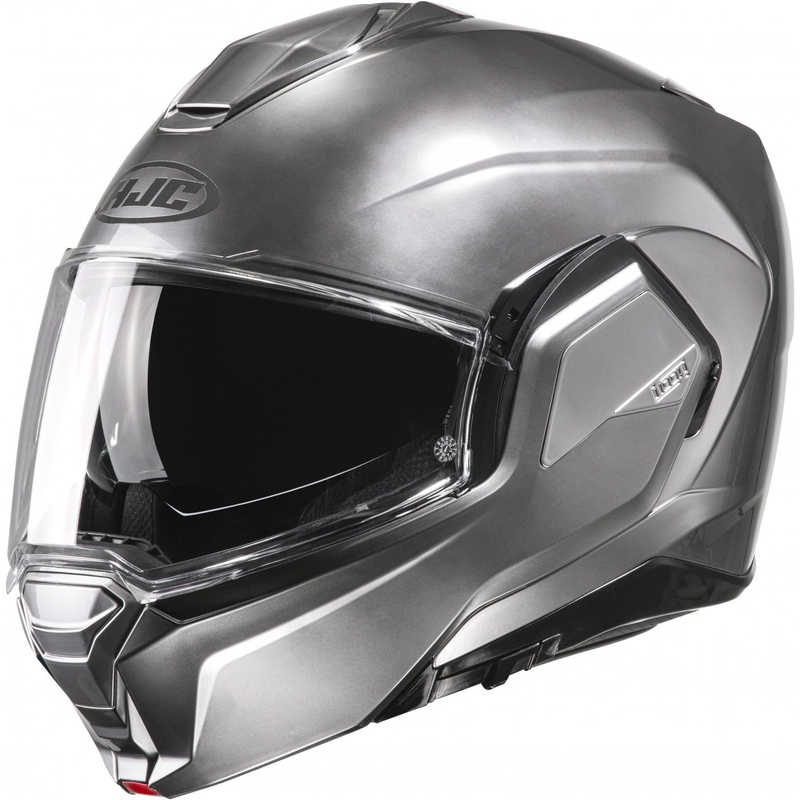 HJC i100 Solid Silver Сгъваема мотоциклетна каска