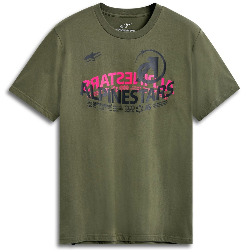 Тениска Alpinestars Semicircle CSF зелена