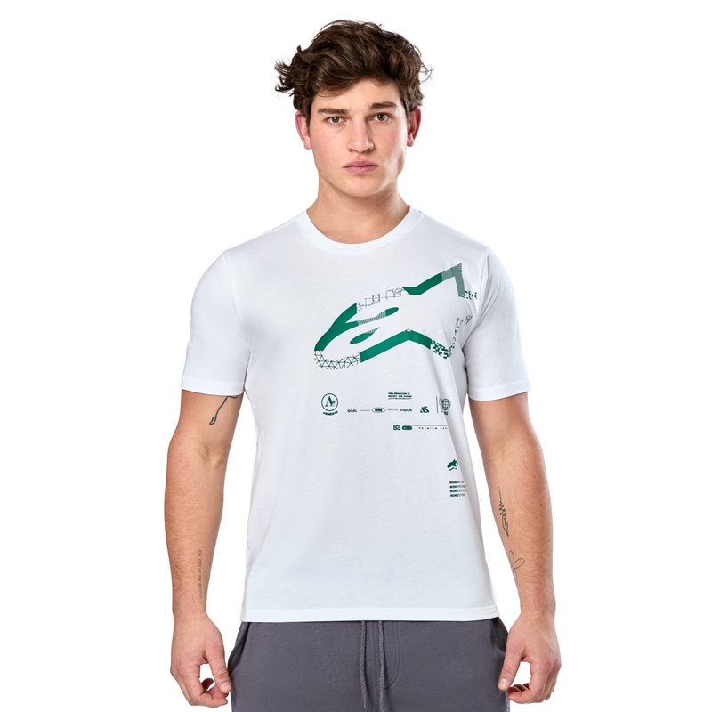 Тениска Alpinestars Geografica CSF бяла