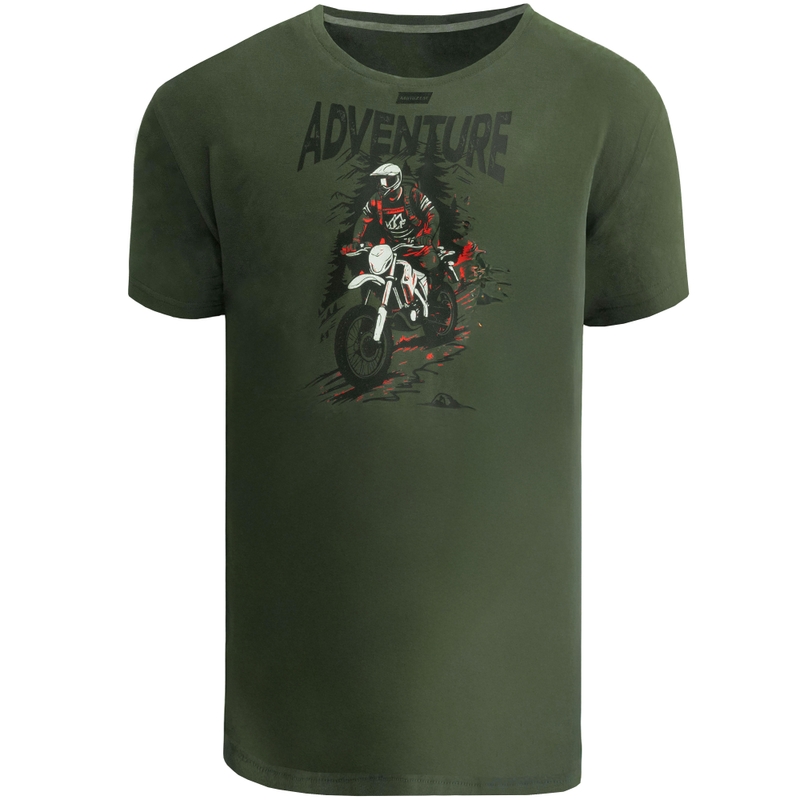 Тениска Motozem Adventure green