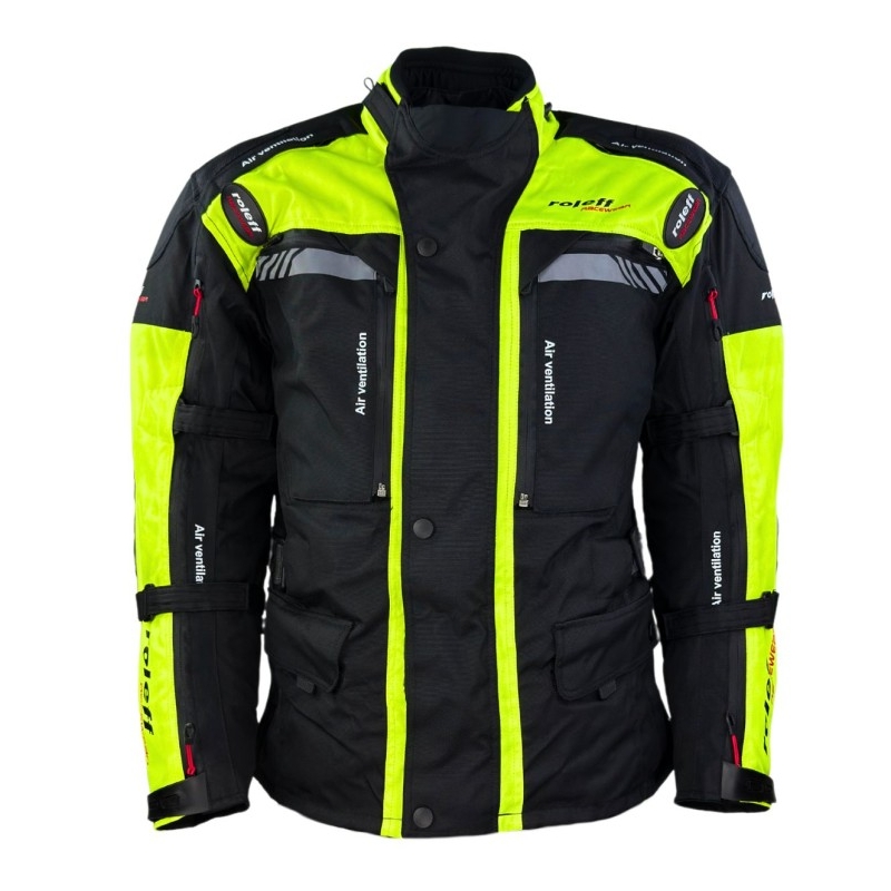 Яке за мотоциклет Roleff Kodra Enduro black-fluo yellow