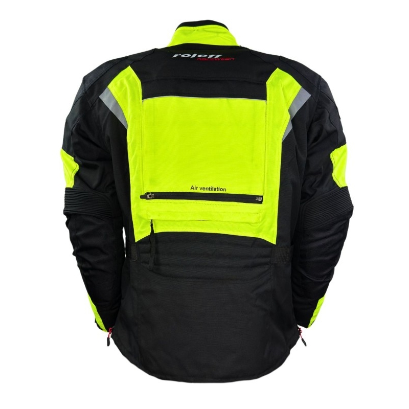 Яке за мотоциклет Roleff Kodra Enduro black-fluo yellow