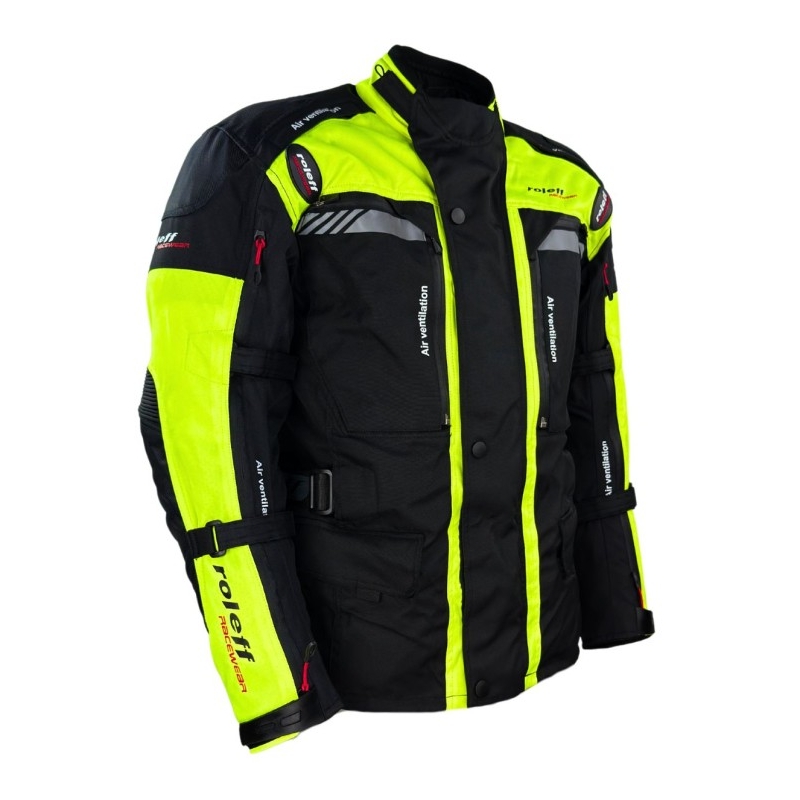 Яке за мотоциклет Roleff Kodra Enduro black-fluo yellow