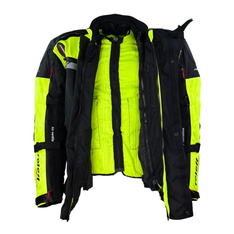 Яке за мотоциклет Roleff Kodra Enduro black-fluo yellow
