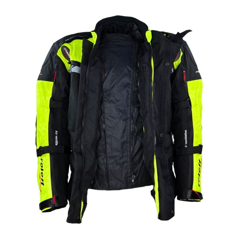Яке за мотоциклет Roleff Kodra Enduro black-fluo yellow