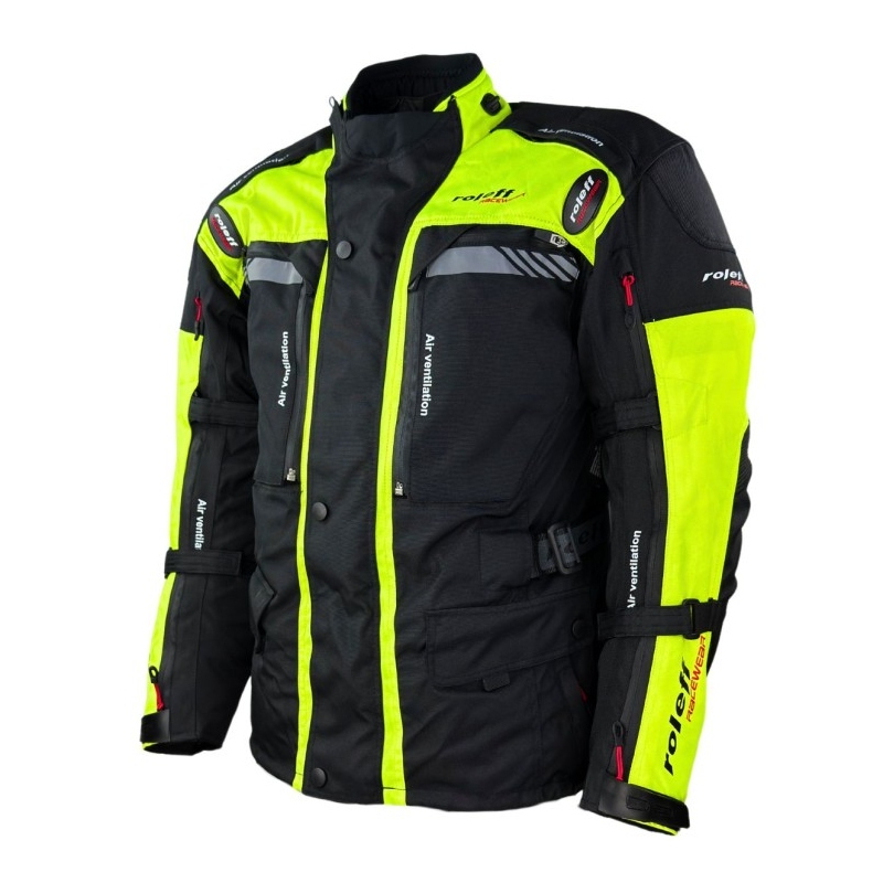 Яке за мотоциклет Roleff Kodra Enduro black-fluo yellow