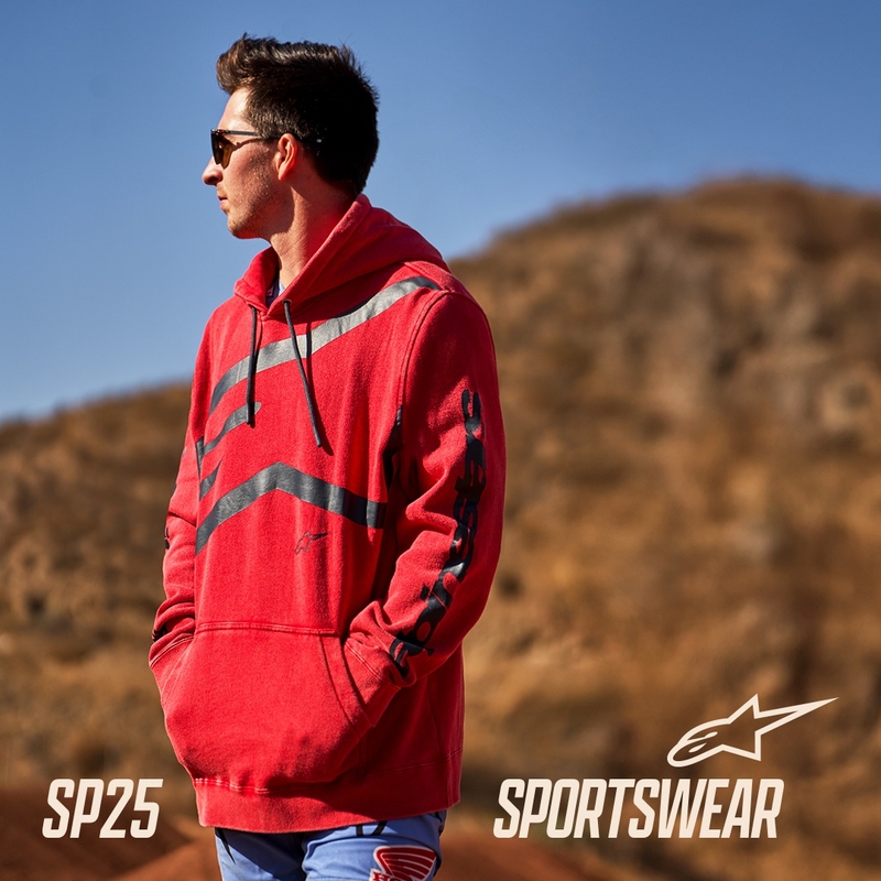 Alpinestars Unbound Hoodie червена