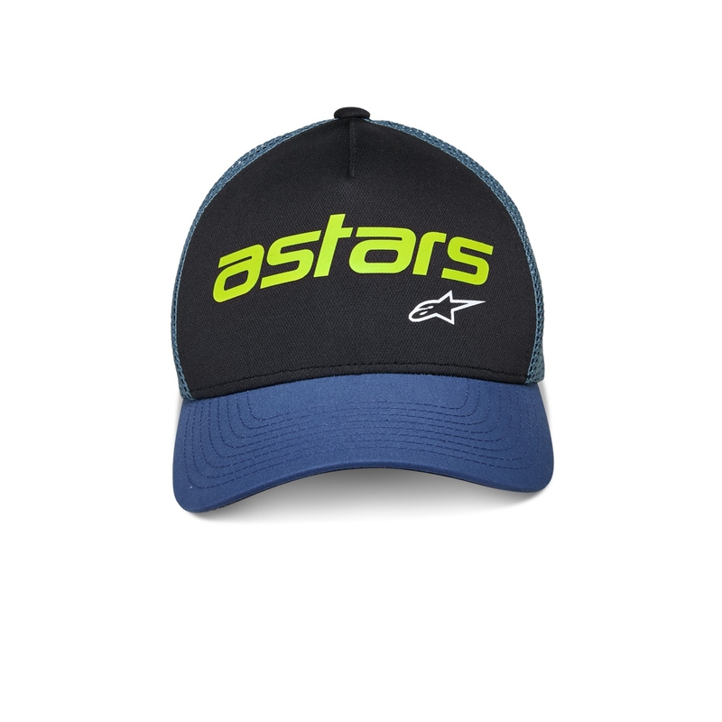Шапка Alpinestars Vital Trucker черно-синьо-зелена