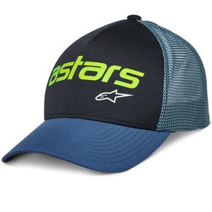 Шапка Alpinestars Vital Trucker черно-синьо-зелена