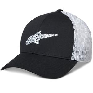 Шапка Alpinestars Terolithic Trucker в черно и бяло