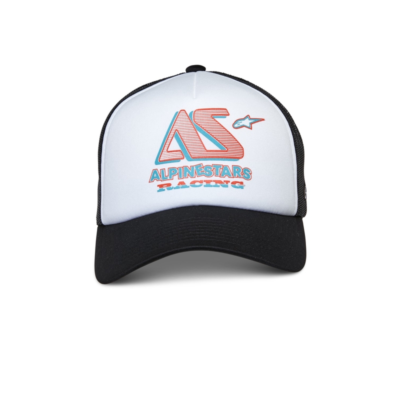 Шапка Alpinestars Ayess Trucker в бяло и черно
