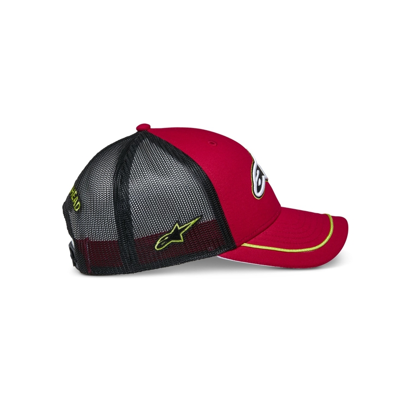 Alpinestars Exceed Trucker шапка червено и черно