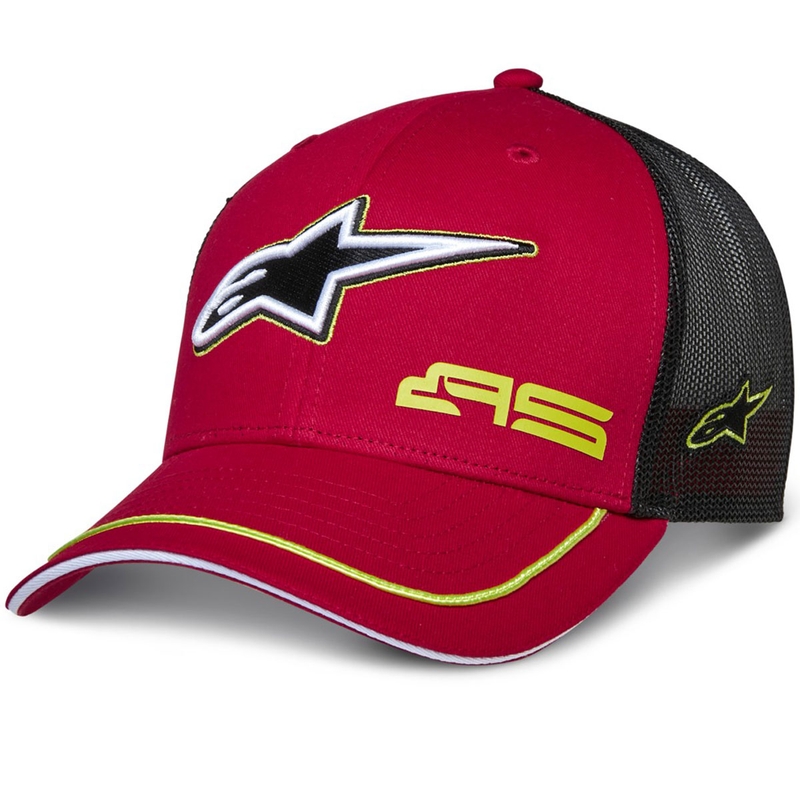 Alpinestars Exceed Trucker шапка червено и черно