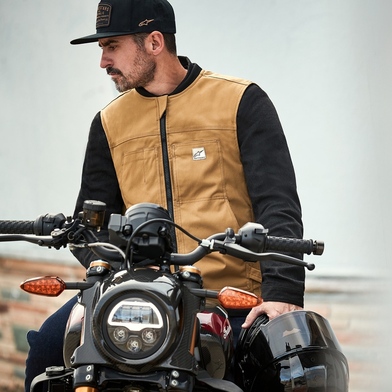 Жилетка с въздушна възглавница Alpinestars Tech-Air®3 V2 Canvas system черна