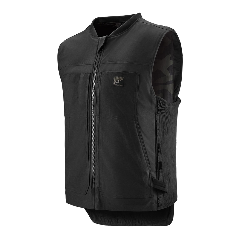 Жилетка с въздушна възглавница Alpinestars Tech-Air®3 V2 Canvas system черна