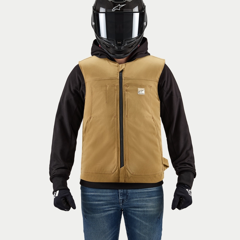 Жилетка с въздушна възглавница Alpinestars Tech-Air®3 V2 Canvas system черна