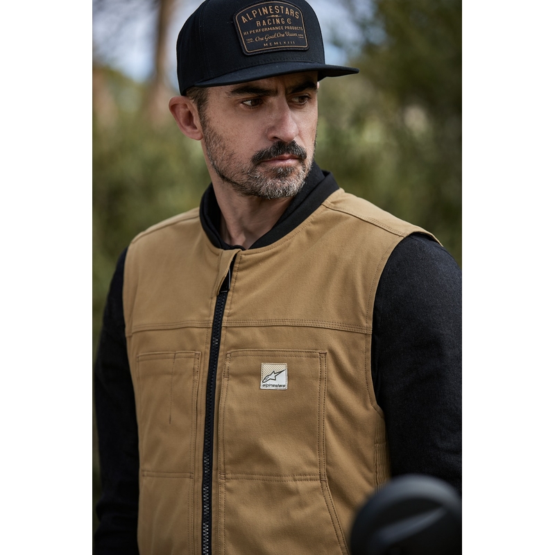 Жилетка с въздушна възглавница Alpinestars Tech-Air®3 V2 Canvas system черна