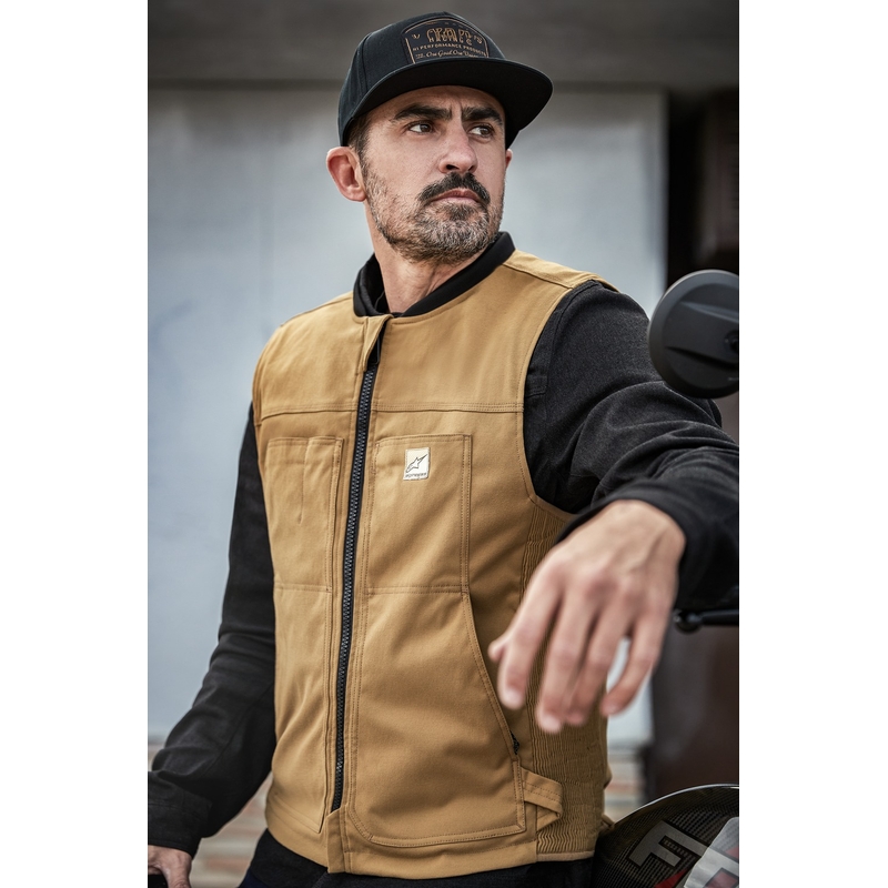 Жилетка с въздушна възглавница Alpinestars Tech-Air®3 V2 Canvas system черна