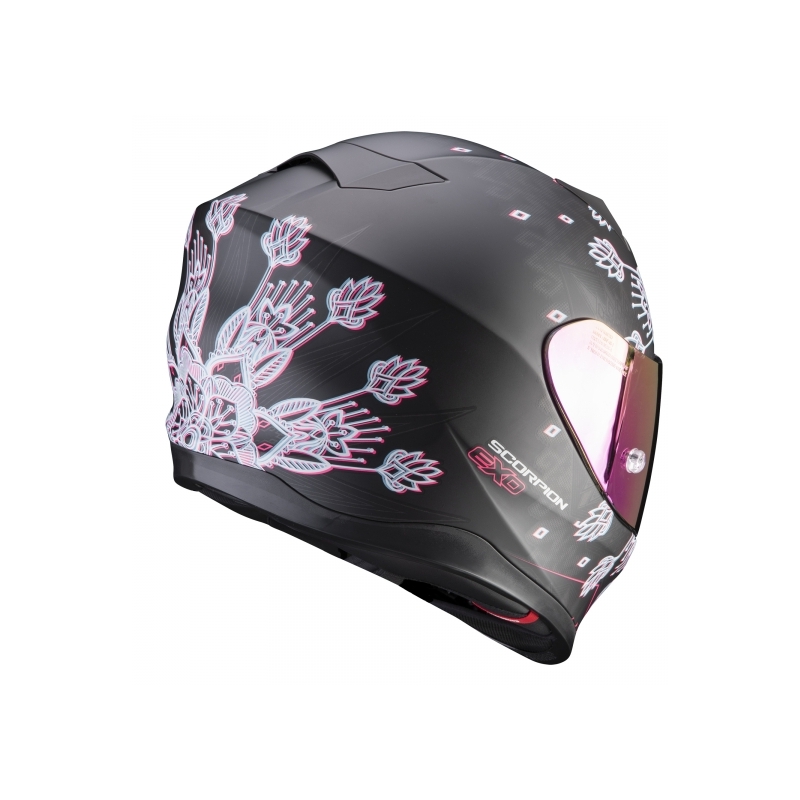 Интегрална каска Scorpion EXO-520 AIR Tina черно-сребриста - качество II