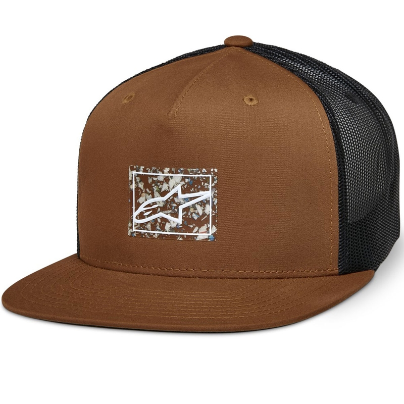 Шапка Alpinestars Mackinic Trucker кафяво-черна
