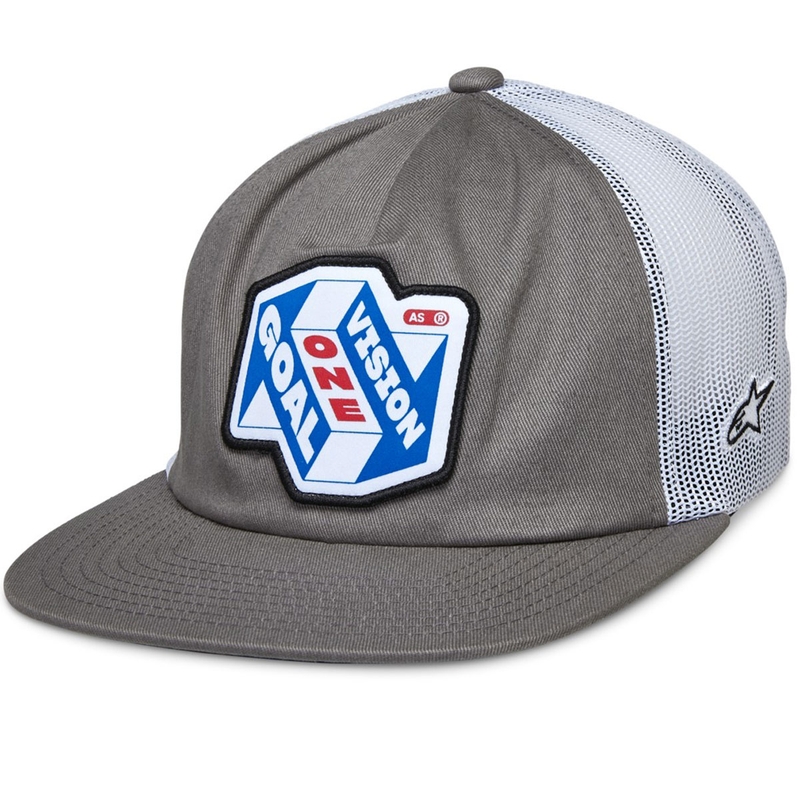 Alpinestars That Way Trucker шапка сиво и бяло