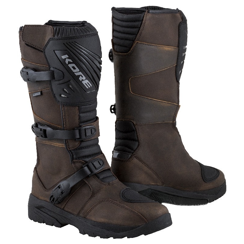 Мотоциклетни ботуши Kore Adventure Long 3.0 brown - клас II