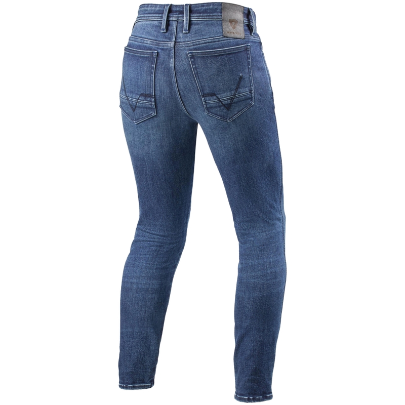 Revit Piston 3 Skinny изрязани дънки за мотоциклетисти Blue