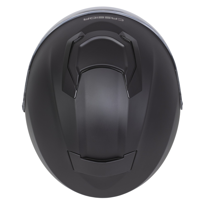 Cassida Jet Tech 2.0 Solid Matte Black-Grey Open мотоциклетна каска